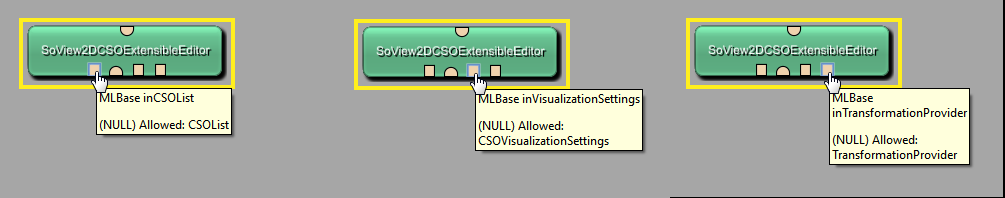 Mouse-over Information for Different Base Connectors in One Module