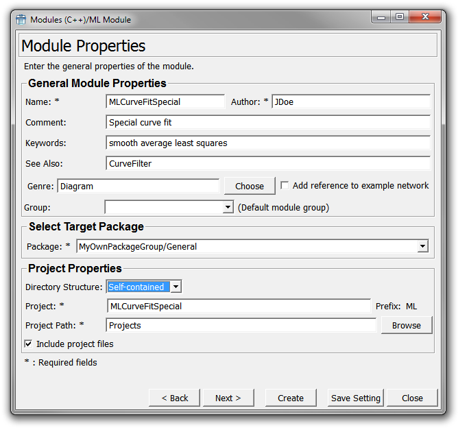Create an ML Module in a Self-contained Folder